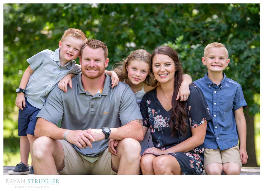 family photo seated